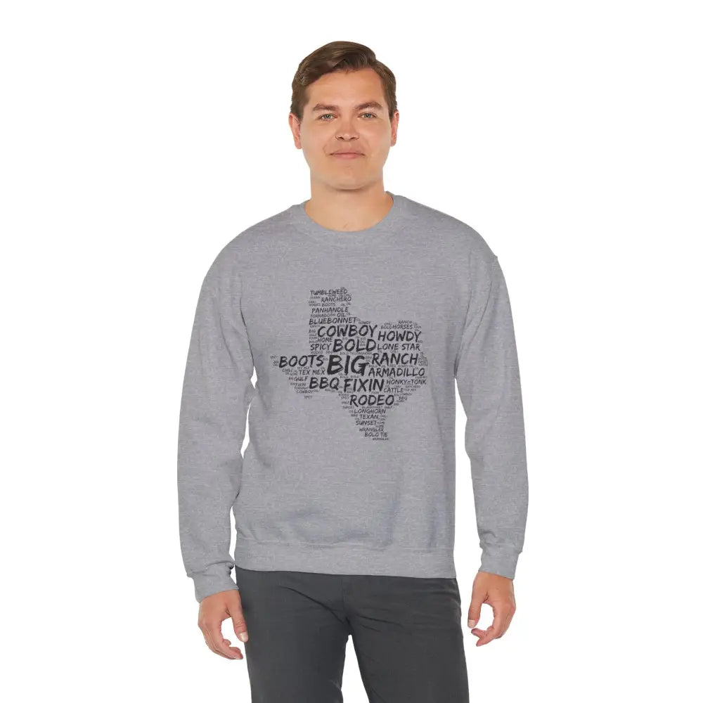 Texas Cloud Crewneck Sweatshirt - Sweatshirt