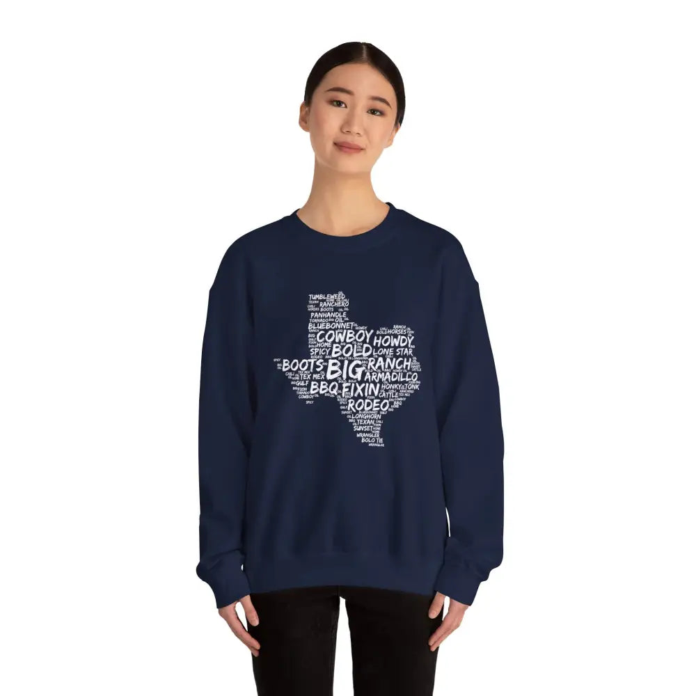 Texas Cloud Crewneck Sweatshirt - Sweatshirt