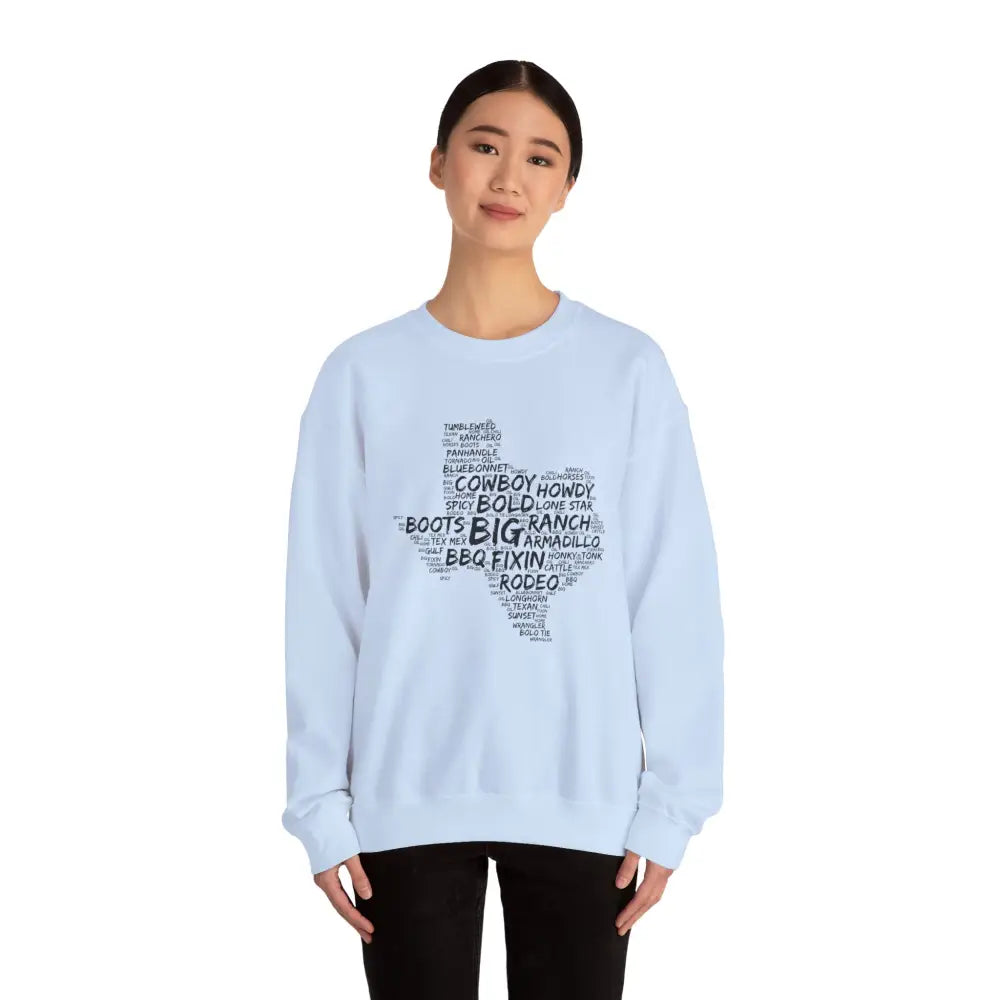 Texas Cloud Crewneck Sweatshirt - Sweatshirt