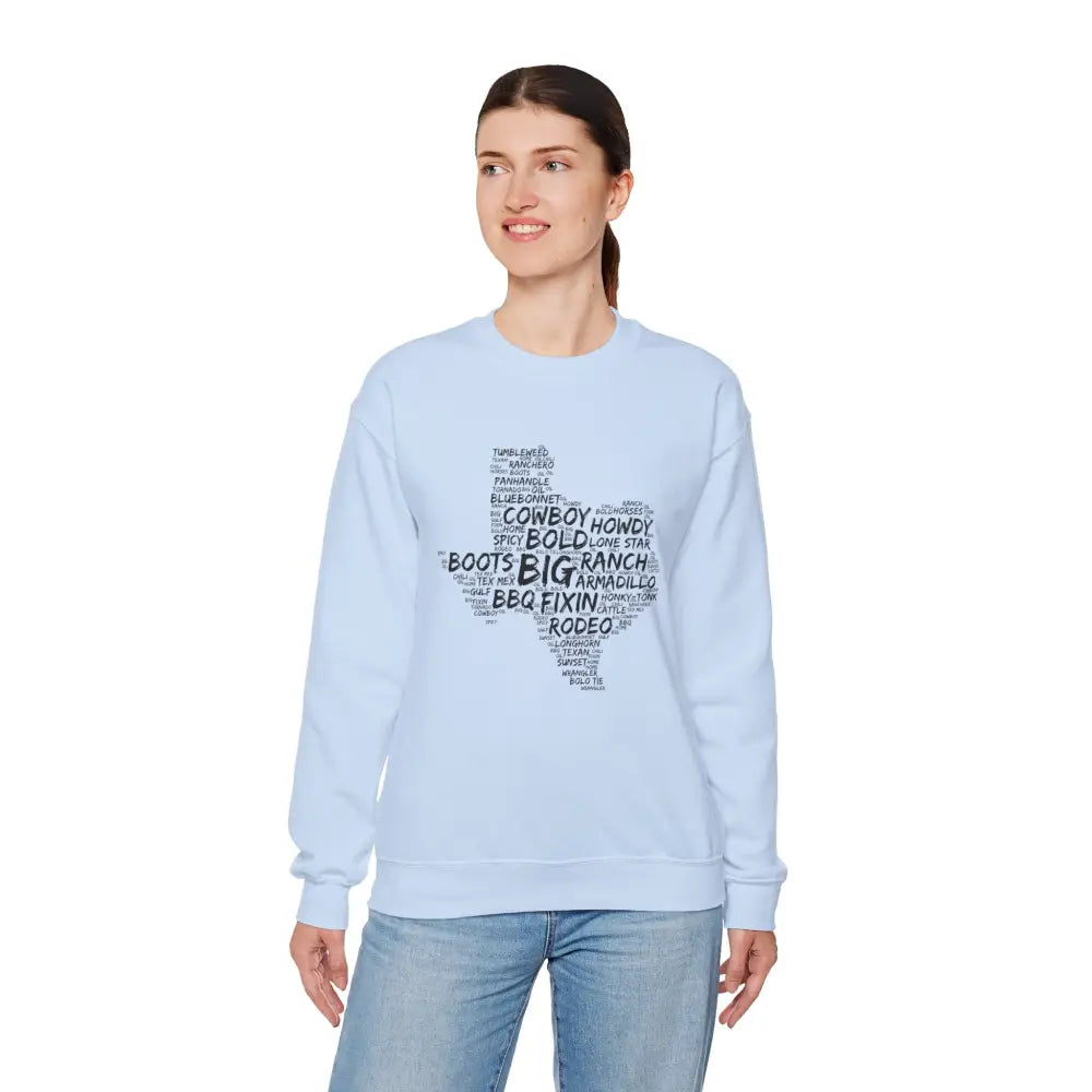 Texas Cloud Crewneck Sweatshirt - Sweatshirt