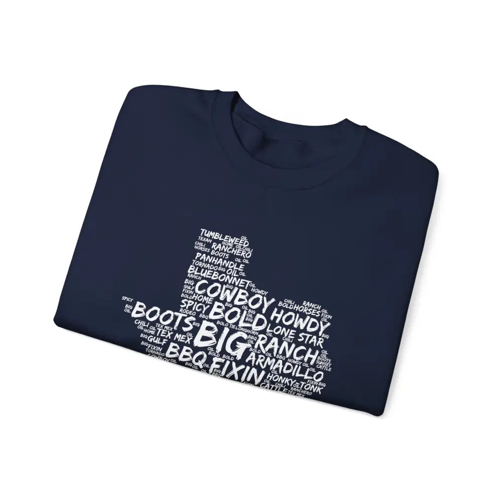 Texas Cloud Crewneck Sweatshirt - Sweatshirt