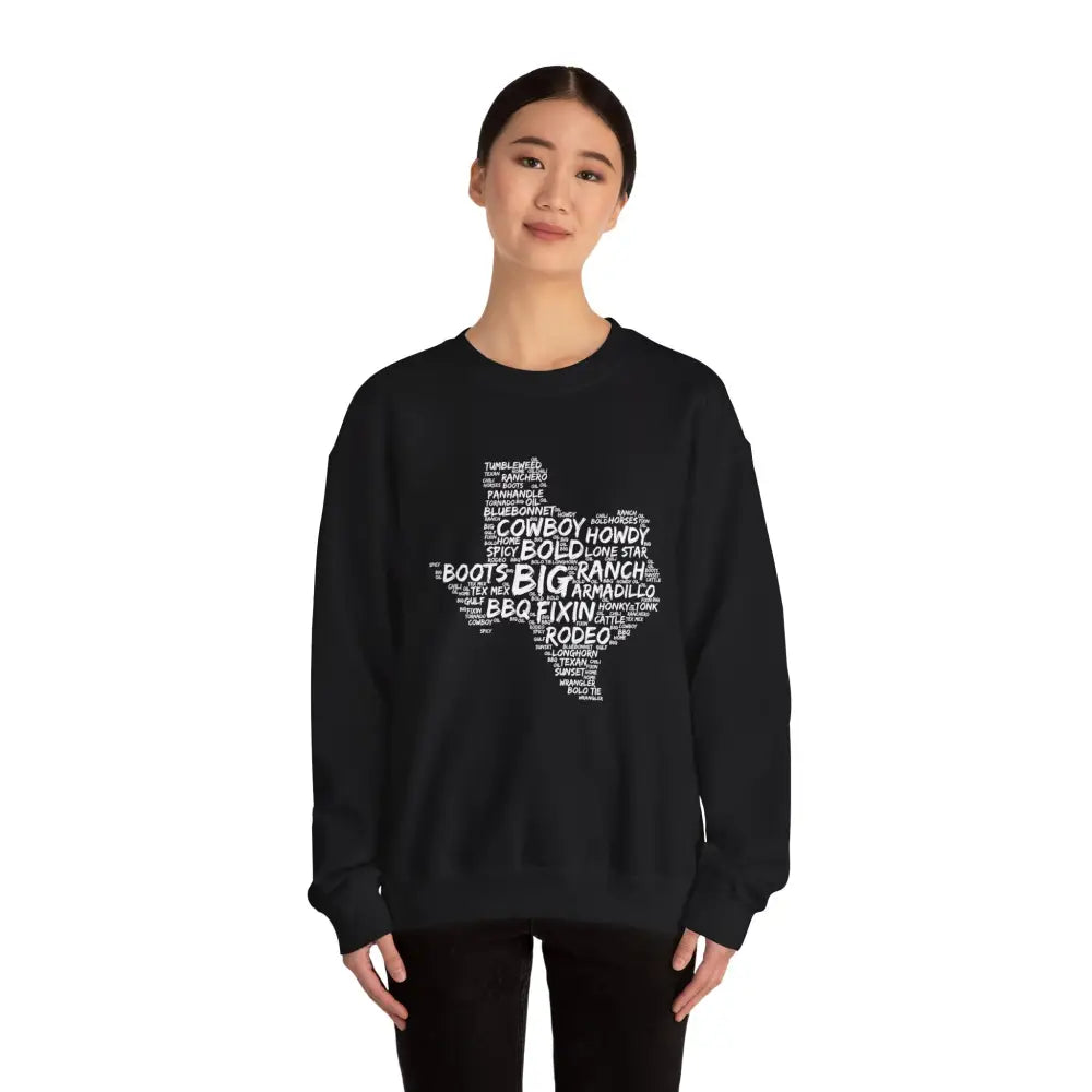 Texas Cloud Crewneck Sweatshirt - Sweatshirt
