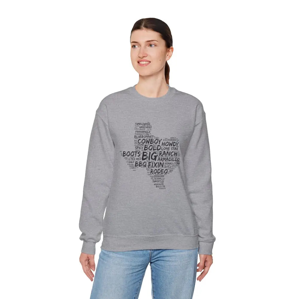 Texas Cloud Crewneck Sweatshirt - Sweatshirt