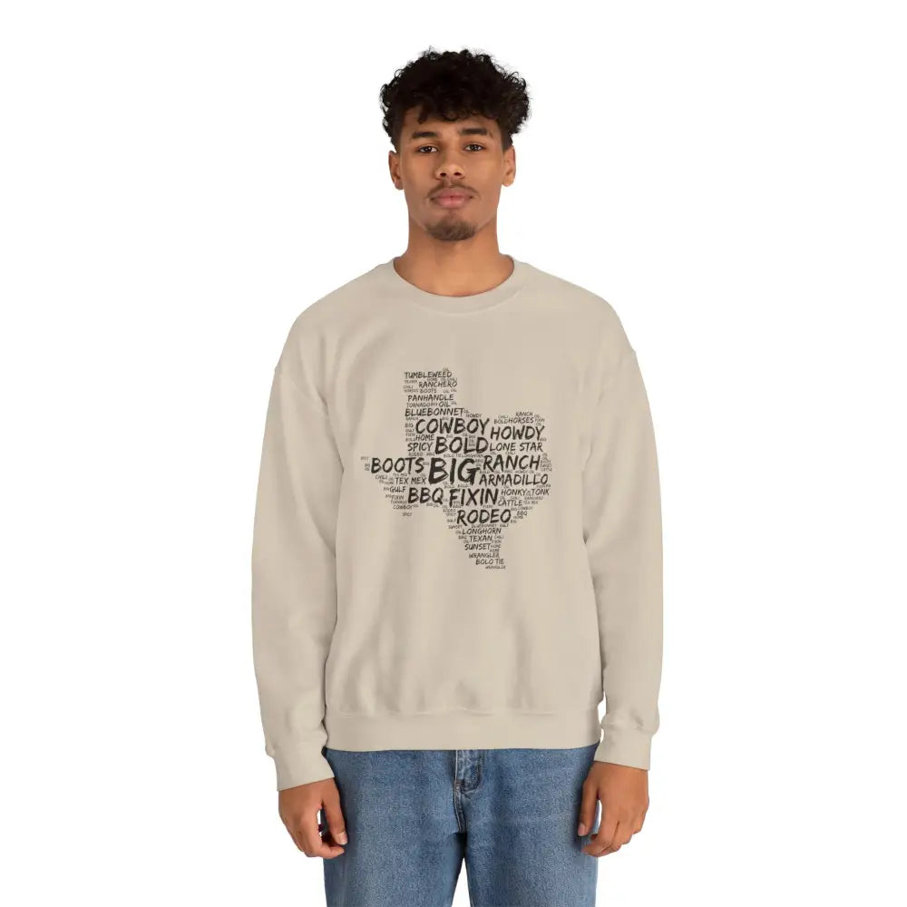 Texas Cloud Crewneck Sweatshirt - Sweatshirt