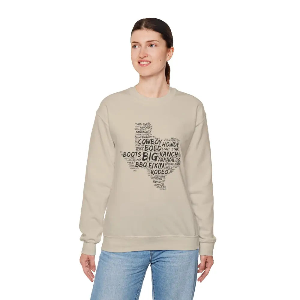 Texas Cloud Crewneck Sweatshirt - Sweatshirt