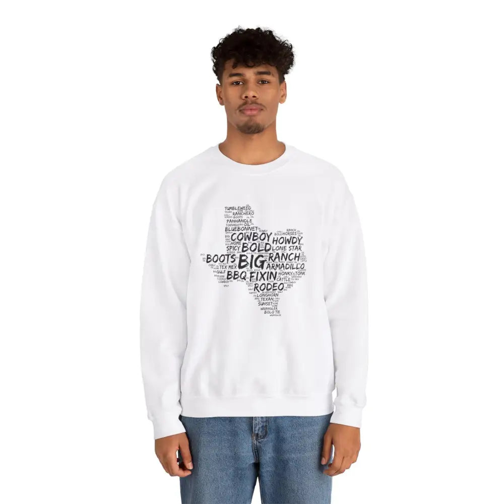 Texas Cloud Crewneck Sweatshirt - Sweatshirt
