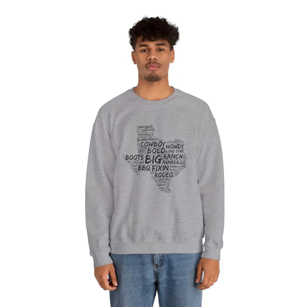 Texas Cloud Crewneck Sweatshirt - Sweatshirt