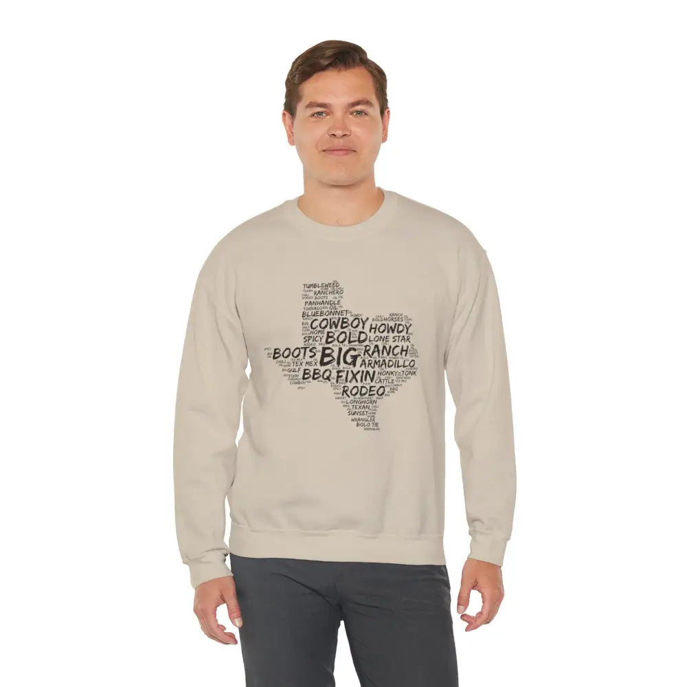Texas Cloud Crewneck Sweatshirt - Sweatshirt