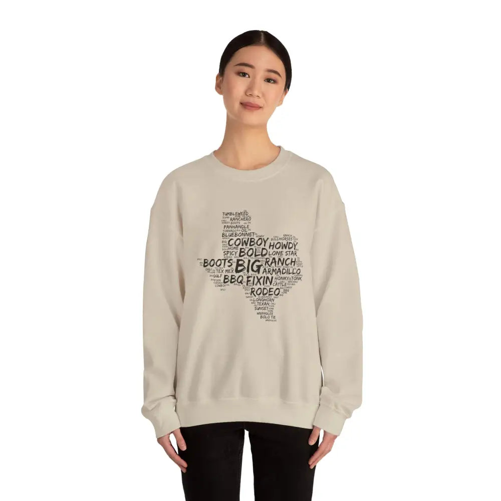 Texas Cloud Crewneck Sweatshirt - Sweatshirt