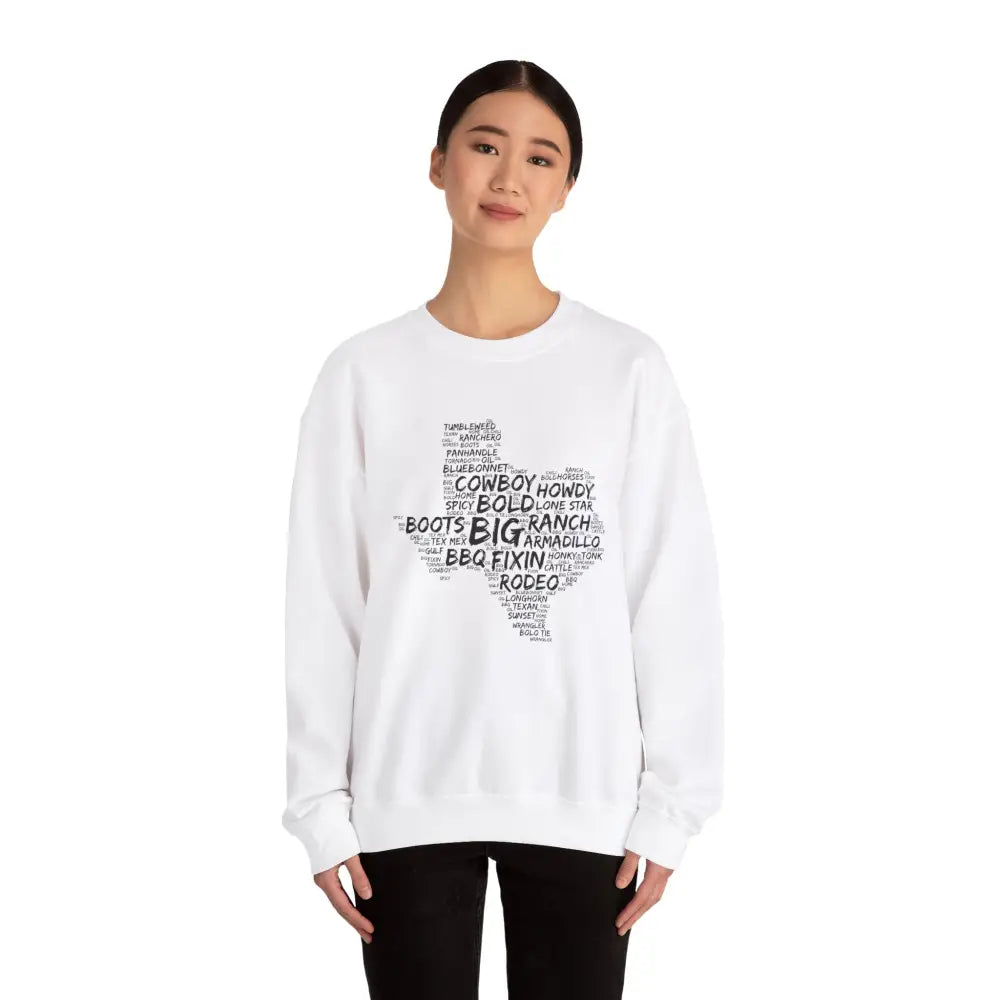 Texas Cloud Crewneck Sweatshirt - Sweatshirt