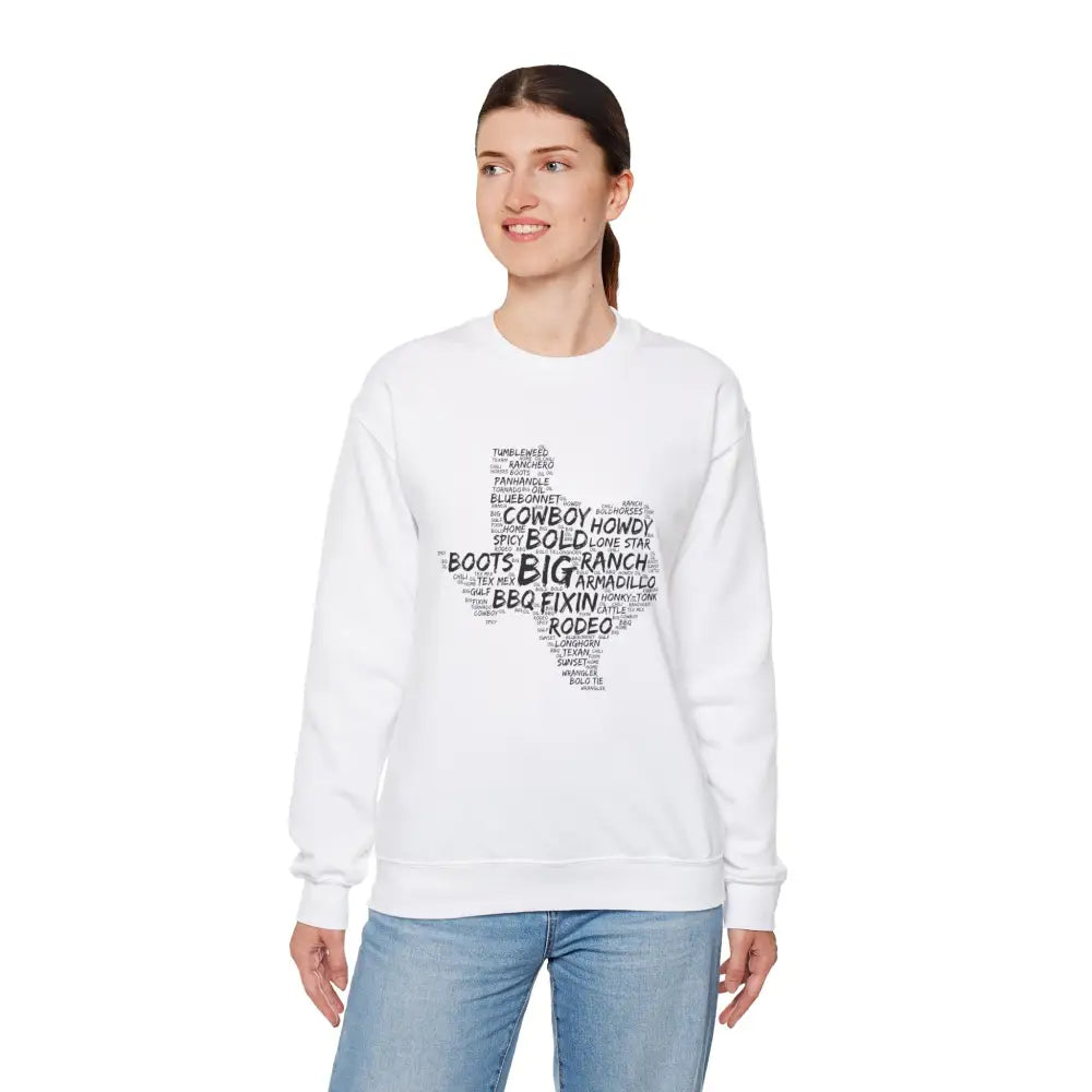 Texas Cloud Crewneck Sweatshirt - Sweatshirt