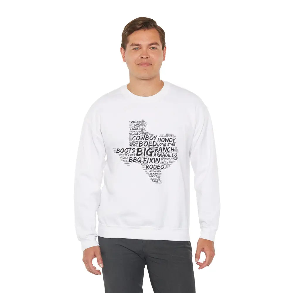 Texas Cloud Crewneck Sweatshirt - Sweatshirt