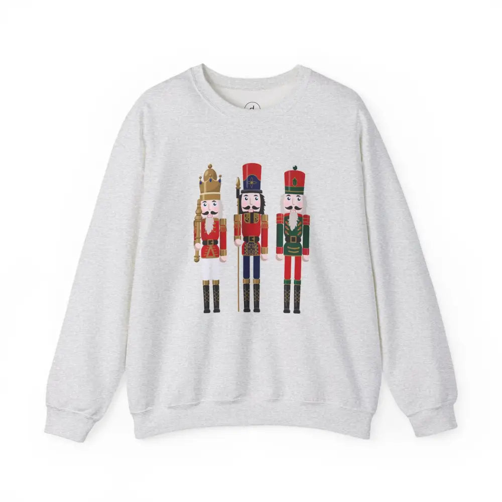 Three Nutcrackers Crewneck Sweatshirt - S / Ash - Sweatshirt