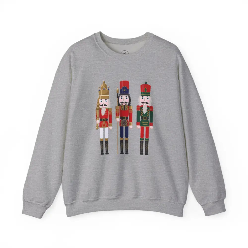 Three Nutcrackers Crewneck Sweatshirt - S / Sport Grey - Sweatshirt
