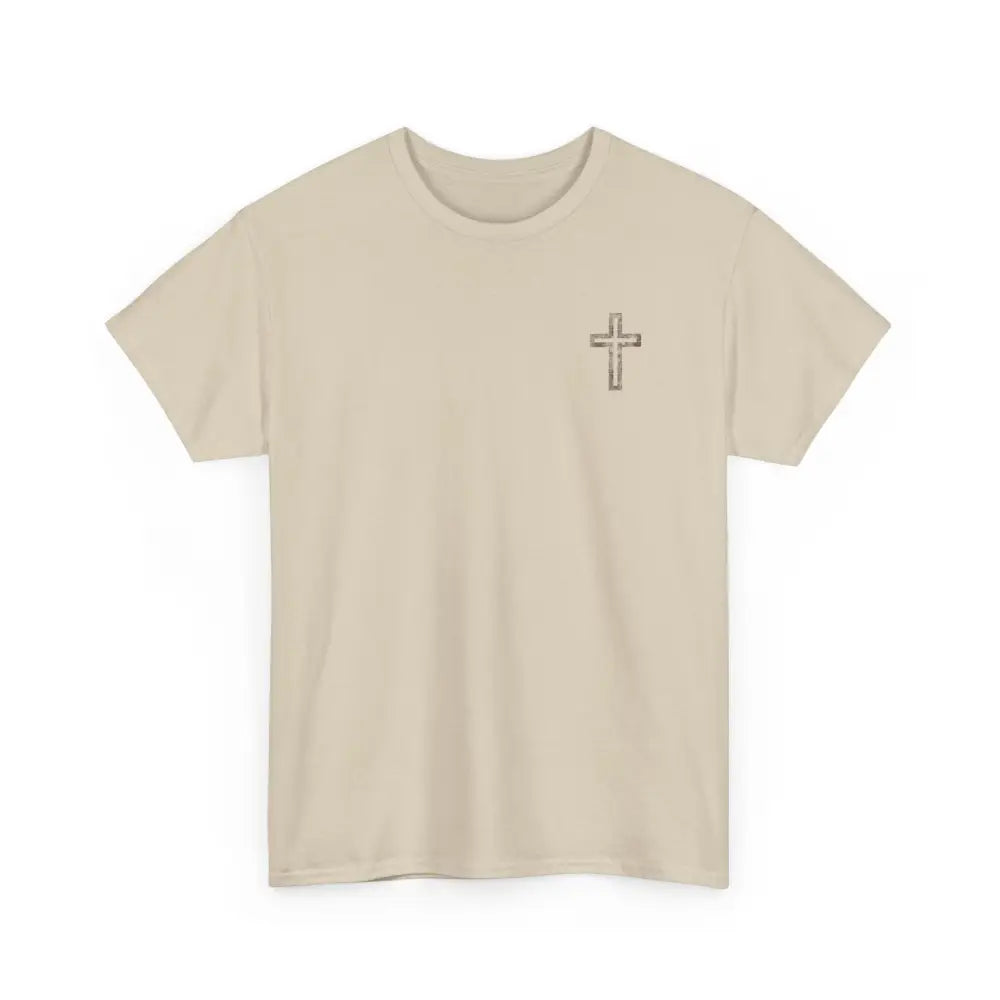 Trust in God Unisex Heavy Cotton Tee - Sand / S - T-Shirt