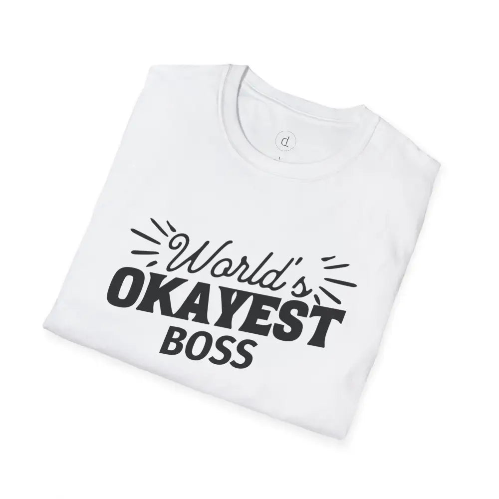 World’s Okayest Boss Softstyle T-Shirt - T-Shirt