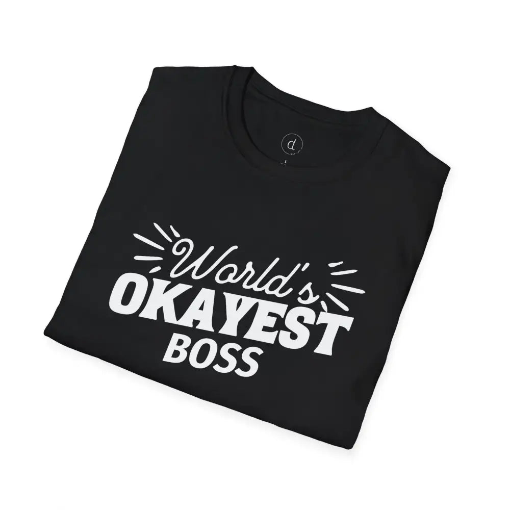 World’s Okayest Boss Softstyle T-Shirt - T-Shirt