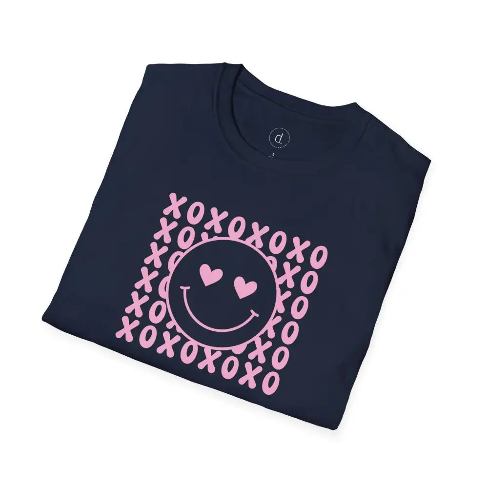 XOXO Smiley Softstyle T-Shirt - T-Shirt