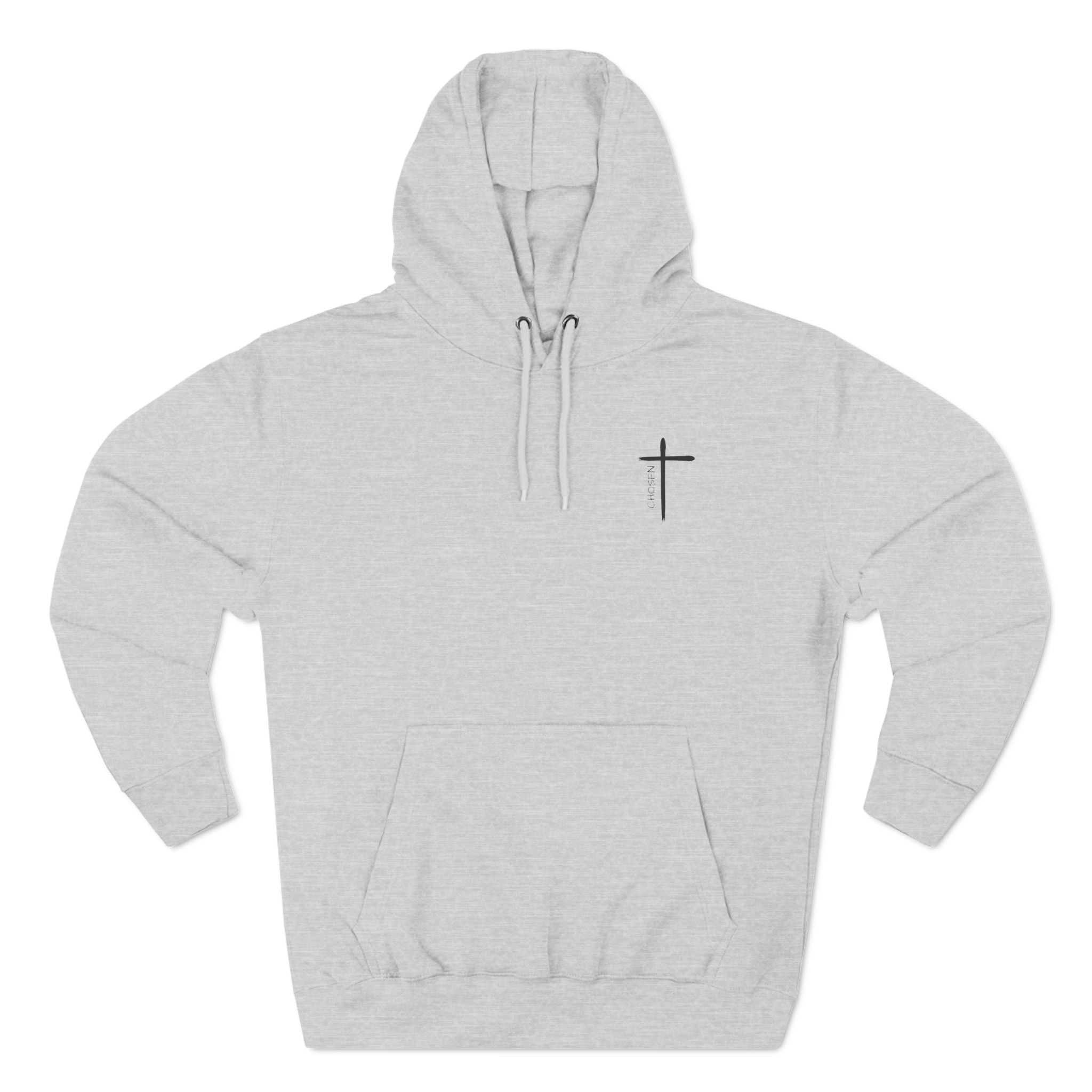 Chosen Three-Panel Fleece Hoodie - danirou