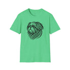 Tribal Shih Tsu Softstyle T-Shirt Heather Irish Green / S - danirou