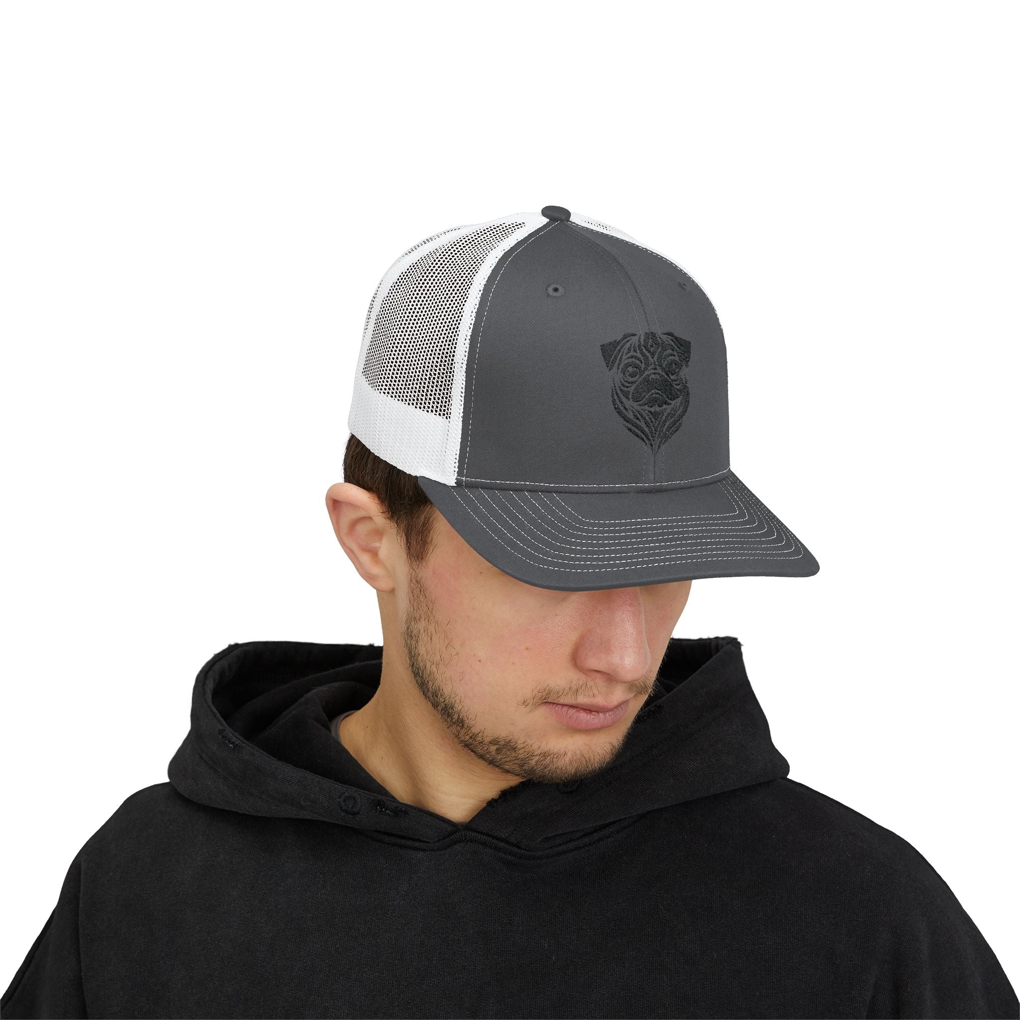 Pug Tattoo Snapback Trucker Cap - danirou