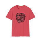 Tribal Shih Tsu Softstyle T-Shirt Heather Red / S - danirou