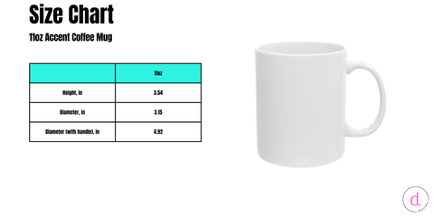 11oz Coffee Mug Size Guide