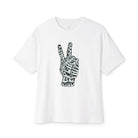 Peace and KIndness Oversized Boxy Tee White / XS - danirou