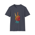 Peace, Love, and Unity Softstyle T-Shirt Heather Navy / S - danirou