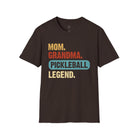 Mom, Grandma, Pickleball Legend Softstyle T-Shirt Dark Chocolate / S - danirou