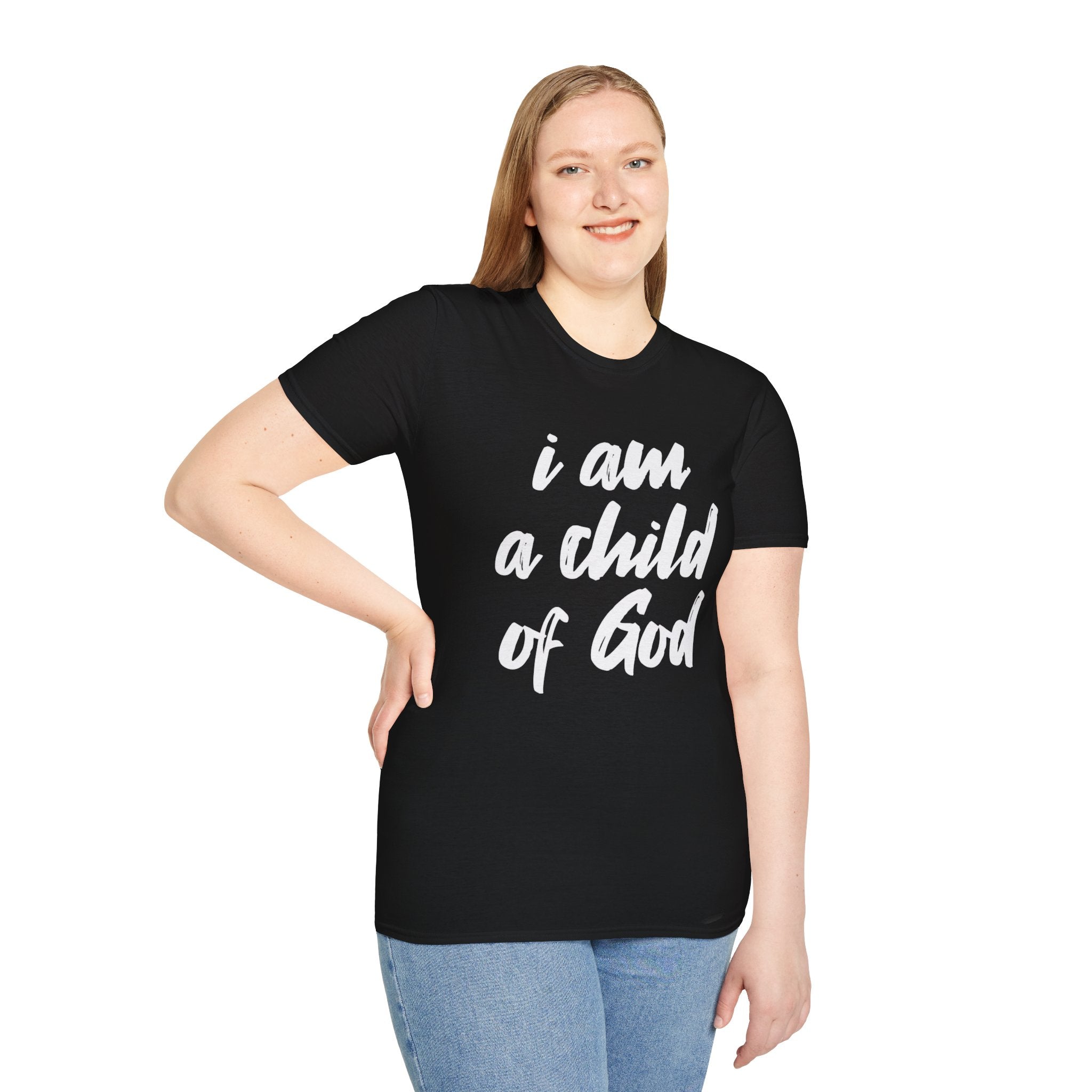 I am a Child of God Unisex Softstyle T-Shirt - danirou