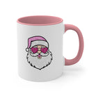 Glitzy Santa Accent Coffee Mug Pink / 11oz - danirou