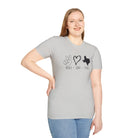 Peace Love Texas Softstyle T-Shirt - danirou