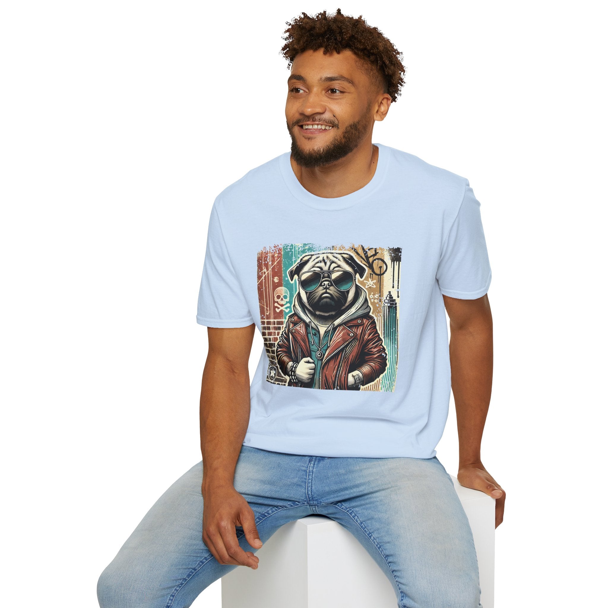 Cool Pug Softstyle T-Shirt - danirou