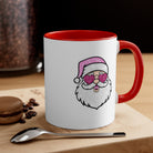 Glitzy Santa Accent Coffee Mug - danirou