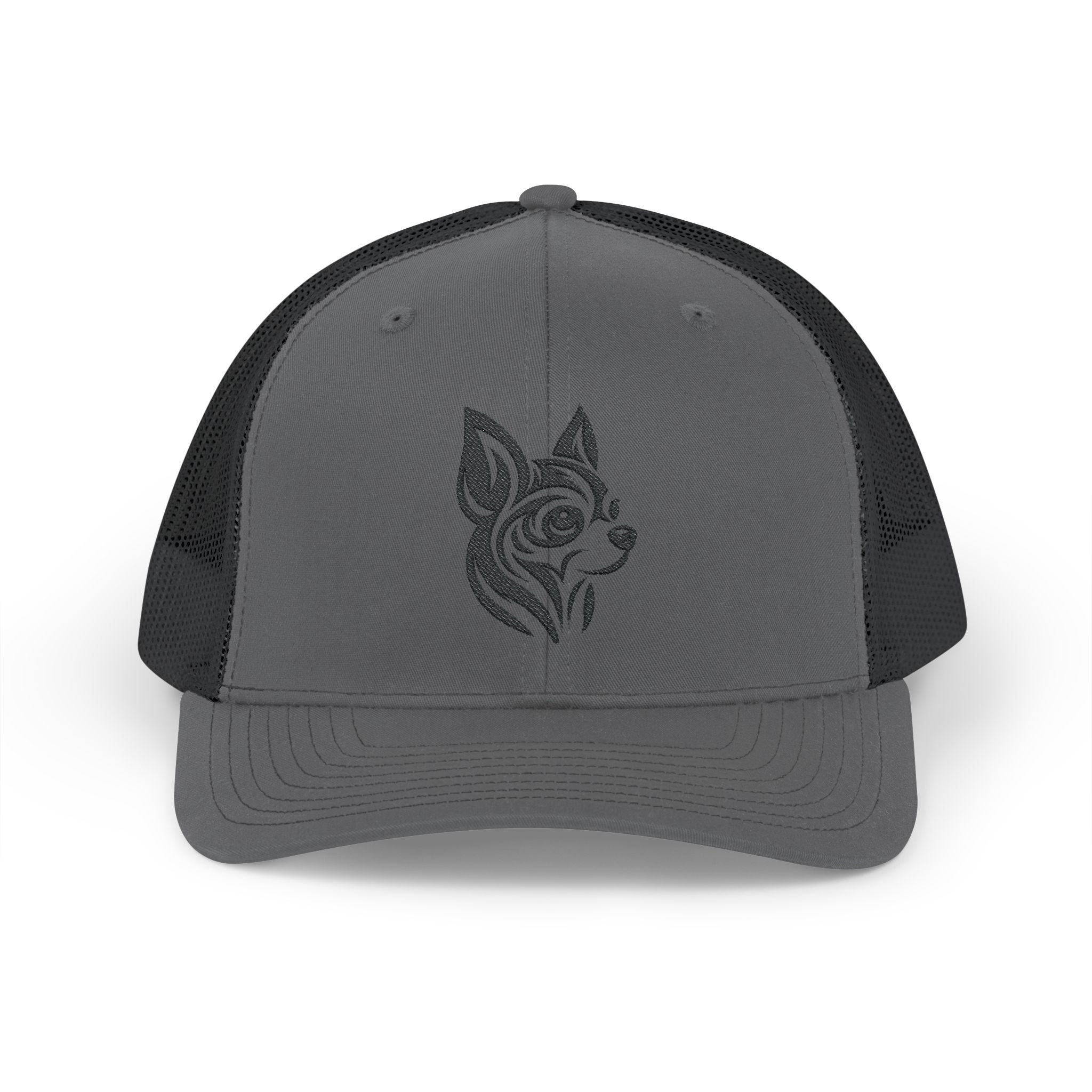 Chihuahua Tattoo Snapback Trucker Cap Charcoal / Black / One size - danirou