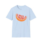 Orange Smile Softstyle T-Shirt Light Blue / S - danirou