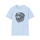 Tribal Shih Tsu Softstyle T-Shirt Light Blue / S - danirou