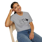 Peace Love Texas Softstyle T-Shirt - danirou