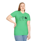 Peace Love Texas Softstyle T-Shirt - danirou