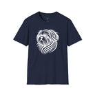 Tribal Shih Tsu Softstyle T-Shirt Navy / S - danirou