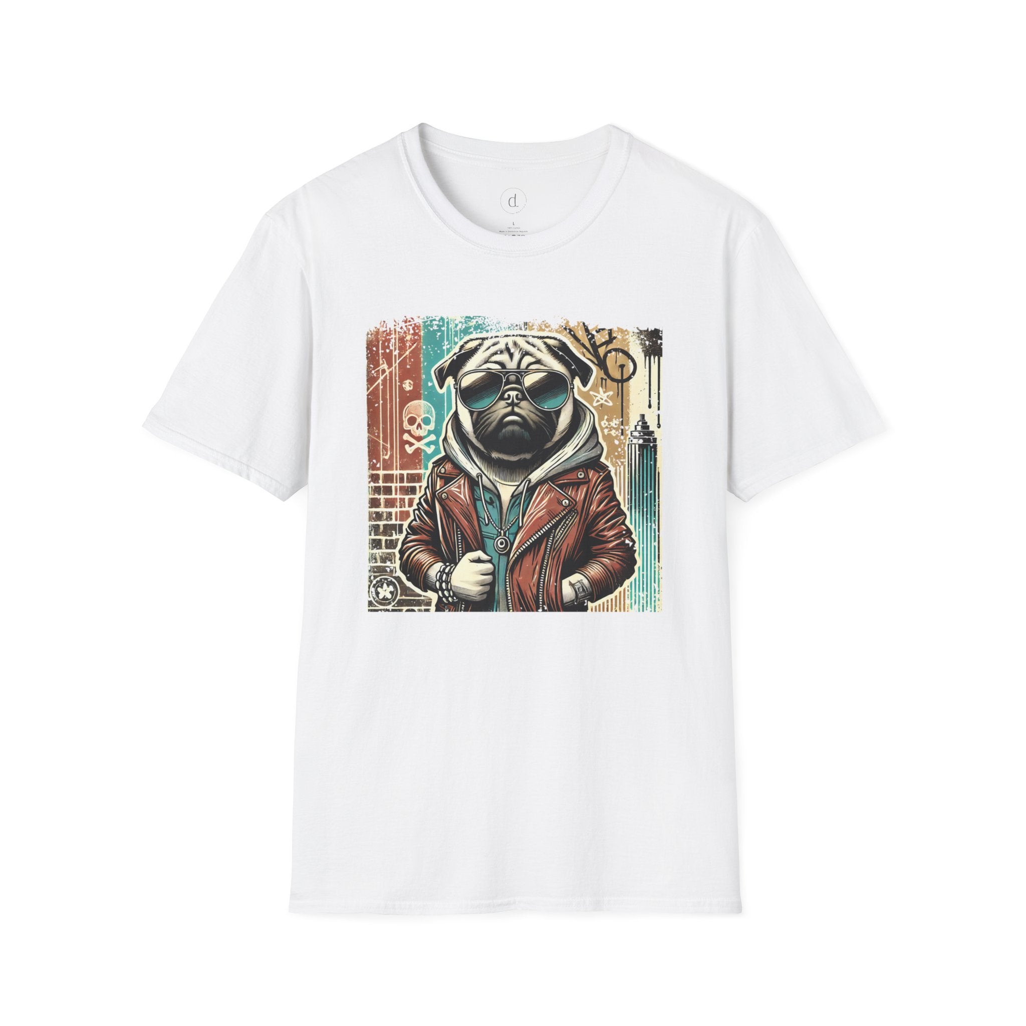 Cool Pug Softstyle T-Shirt White / S - danirou