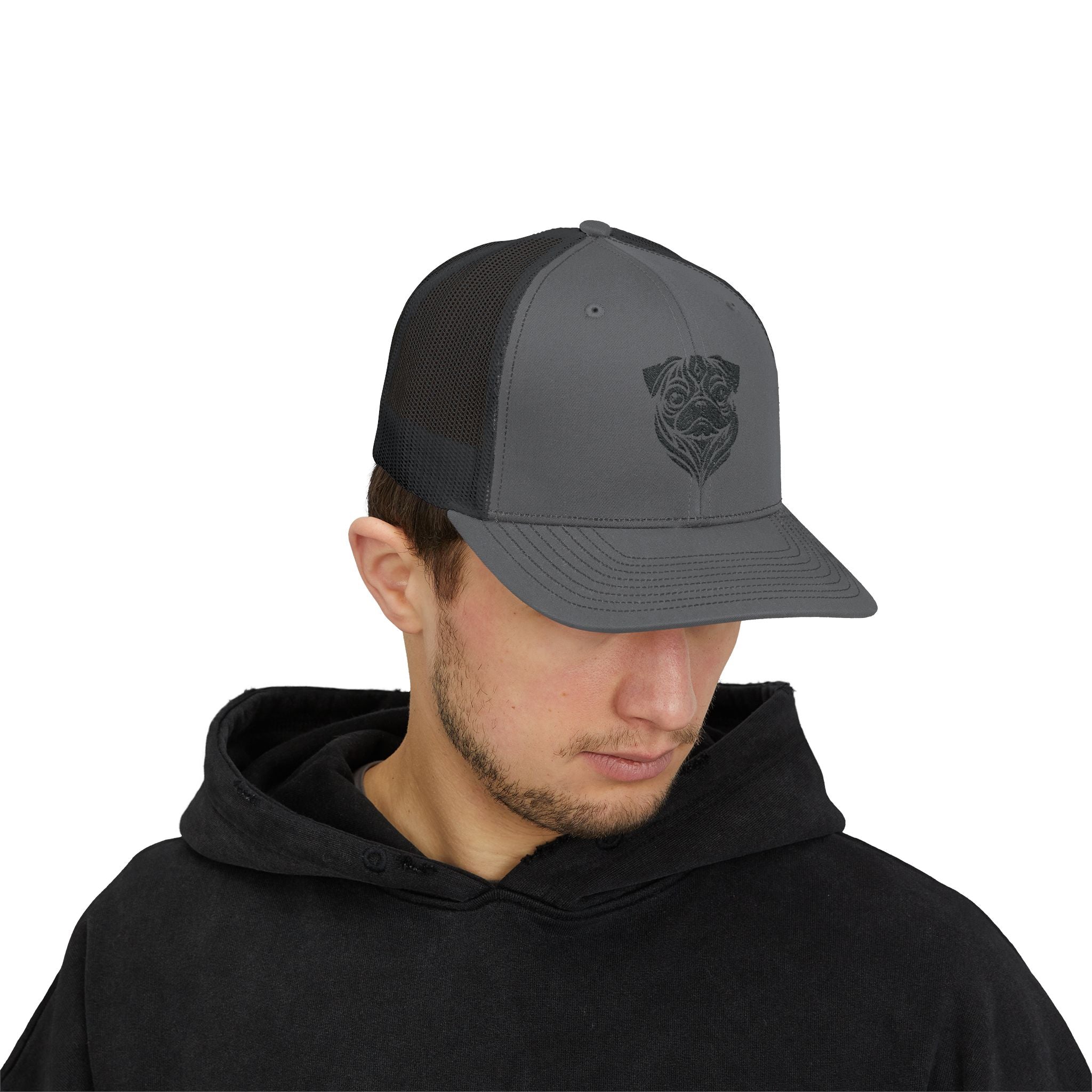 Pug Tattoo Snapback Trucker Cap - danirou