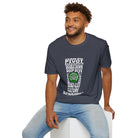 Office Buzzword Coffee Cup Softstyle T-Shirt - danirou