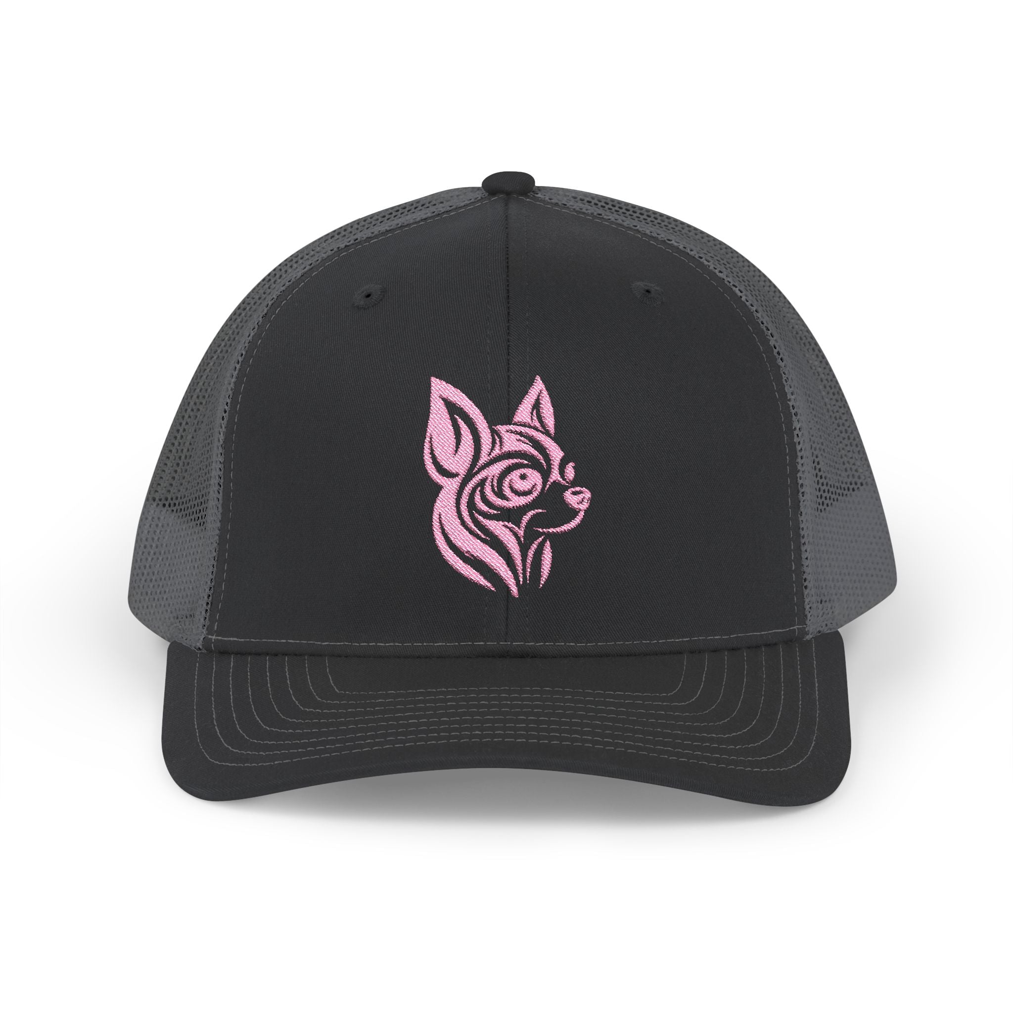 Pink Chihuahua Tattoo Snapback Trucker Cap - danirou