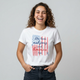 She Loves Mahjong and America Too Tee