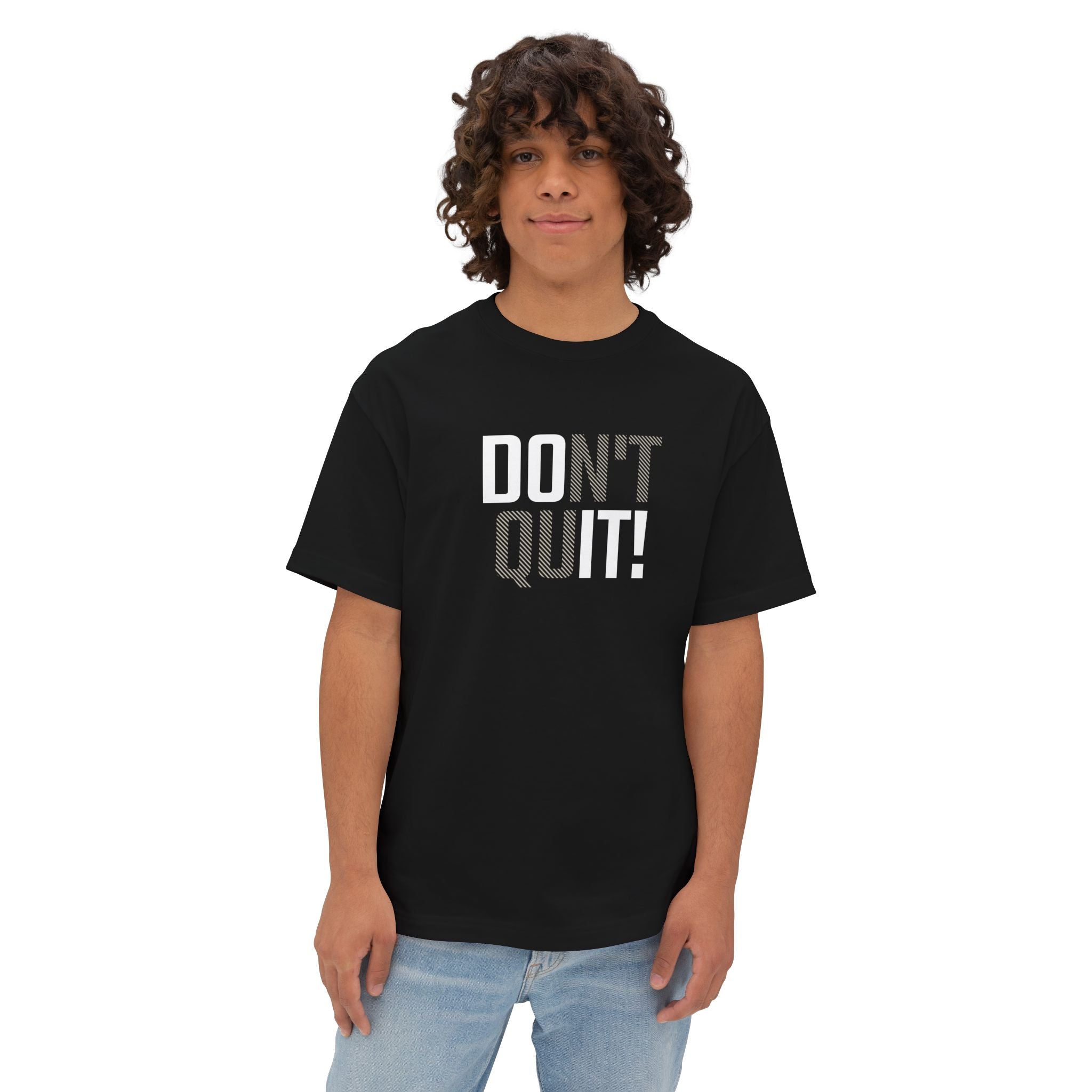 Don't Quit Oversized Boxy Tee - danirou