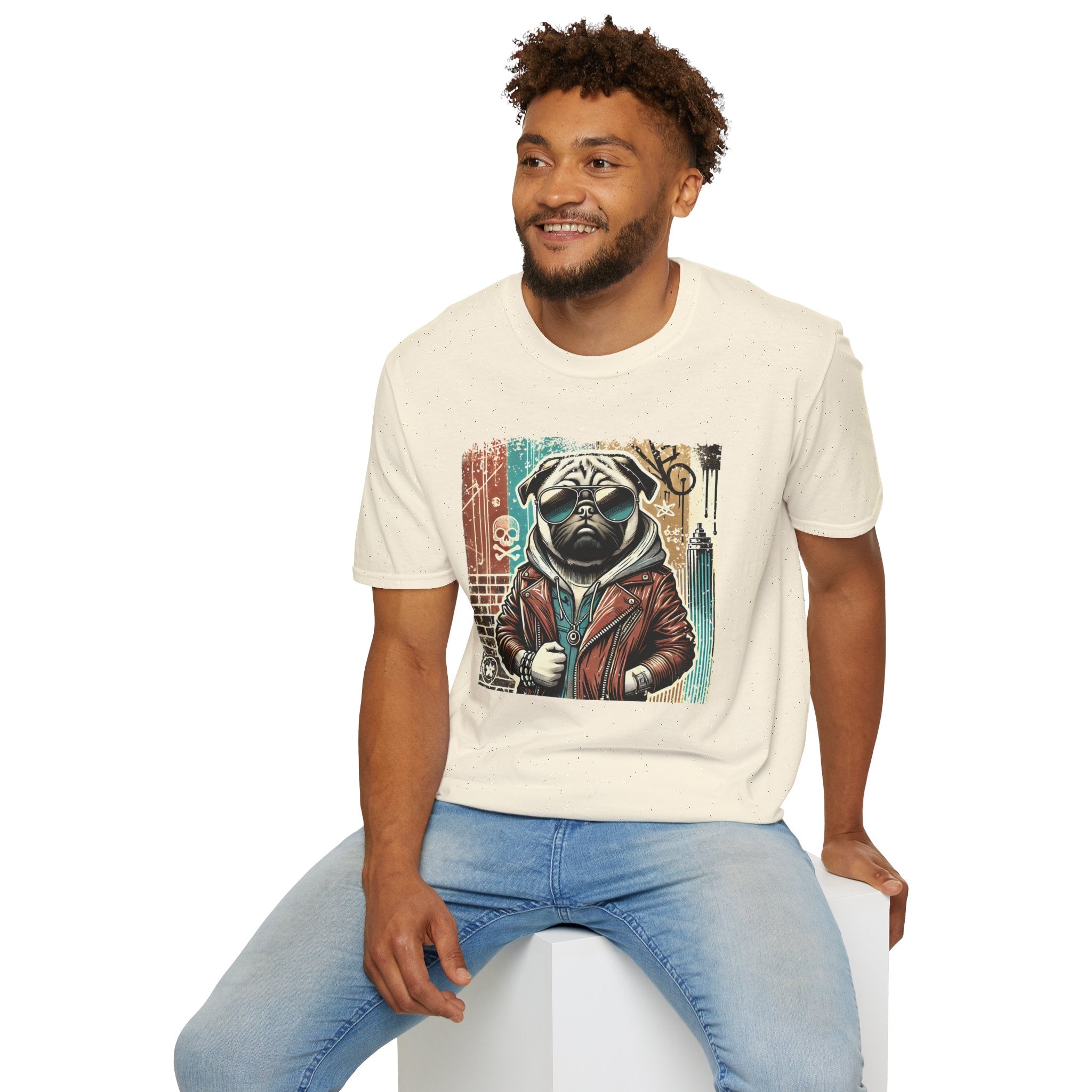 Cool Pug Softstyle T-Shirt - danirou