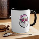 Glitzy Santa Accent Coffee Mug - danirou