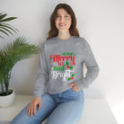 Merry and Bright Christmas Crewneck Sweatshirt - danirou